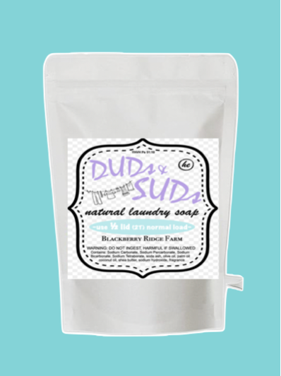 Duds & Suds All natural laundry detergent REFILL (CLEAN COTTON)
