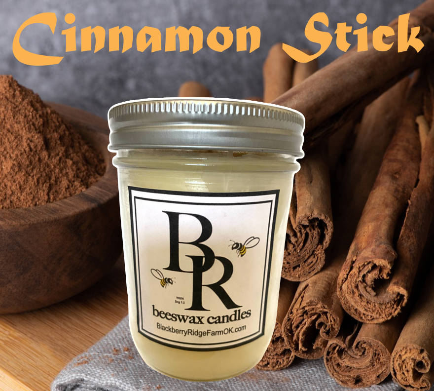 Beeswax Candle (A) - "Cinnamon Stick"