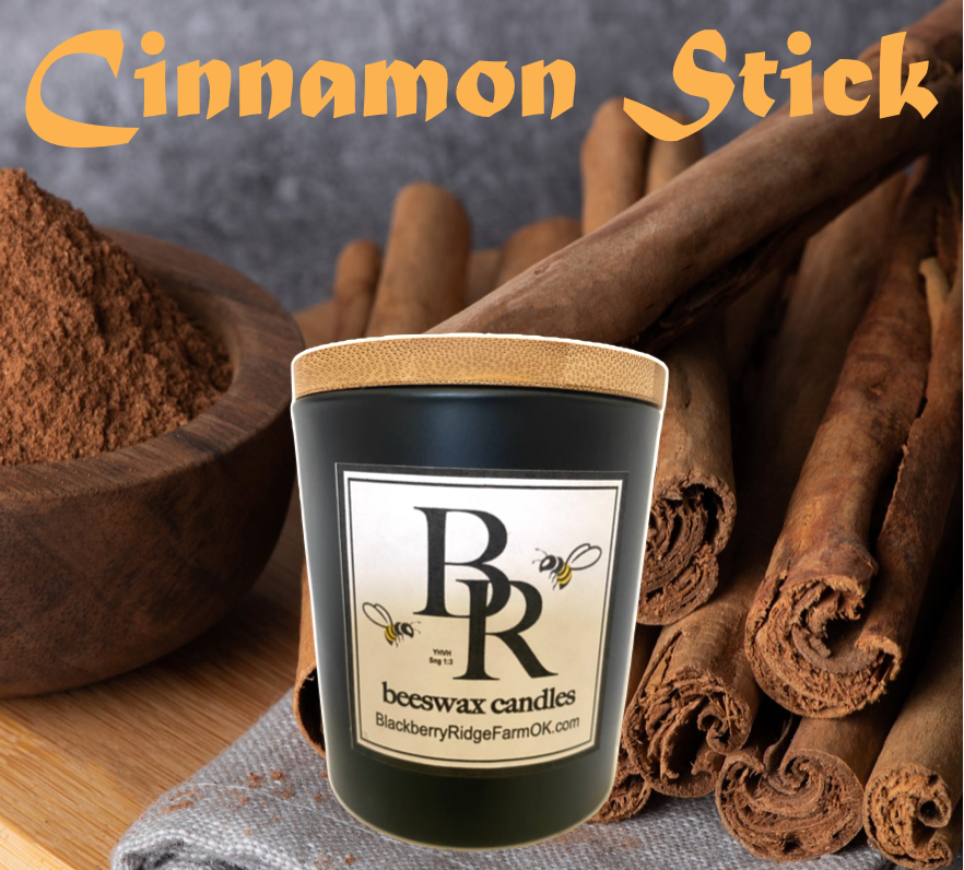 Beeswax Candle (A) - "Cinnamon Stick"