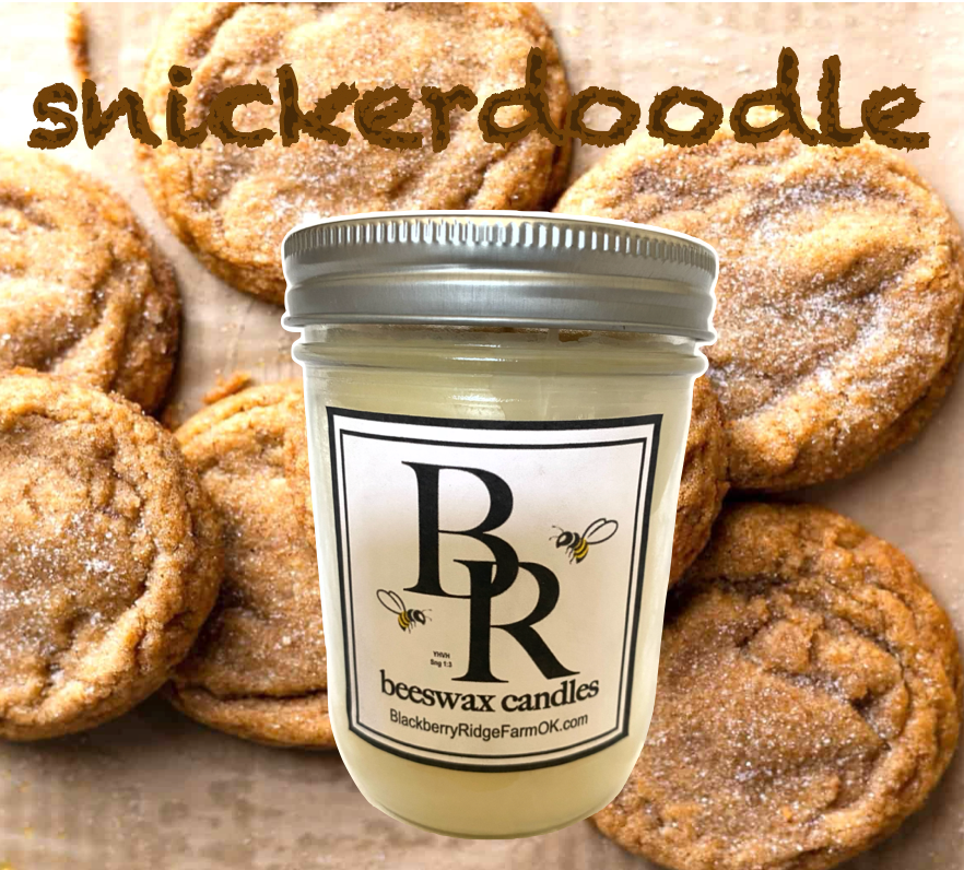 Beeswax Candle (A) - "Snickerdoodle"