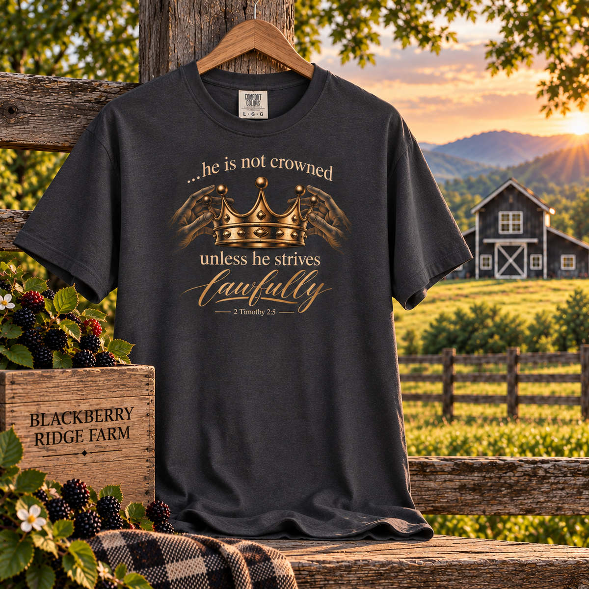 Crowned - 2Tim 2:5 T-Shirt