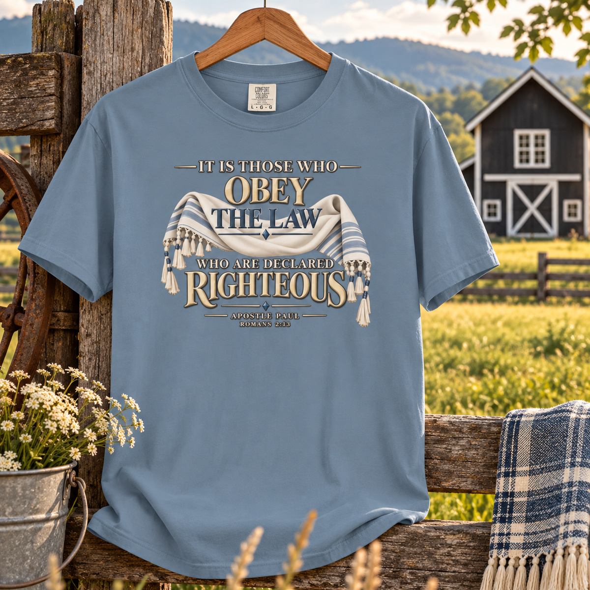 Obey the Law - Rom 2:13 T-Shirt