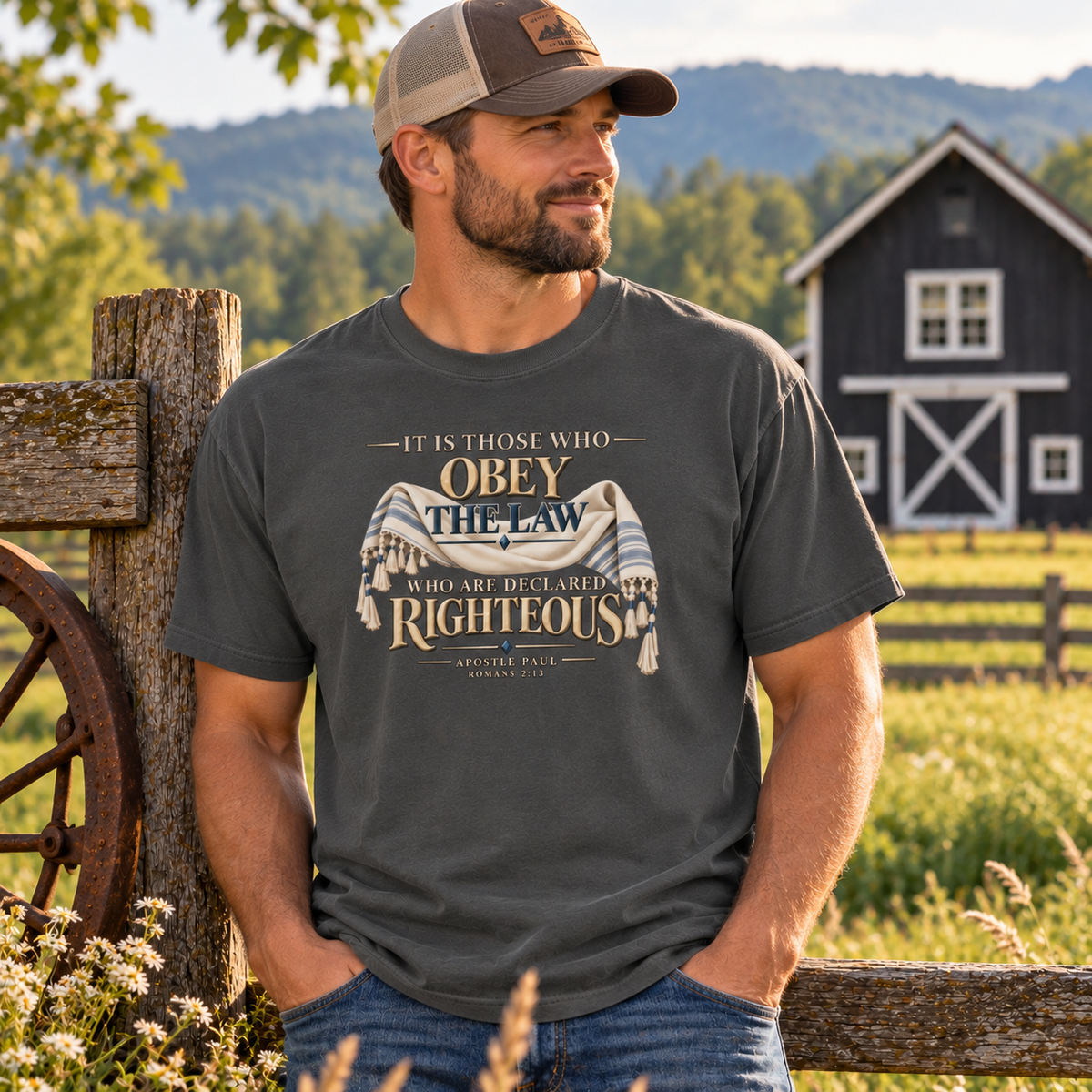 Obey the Law - Rom 2:13 T-Shirt