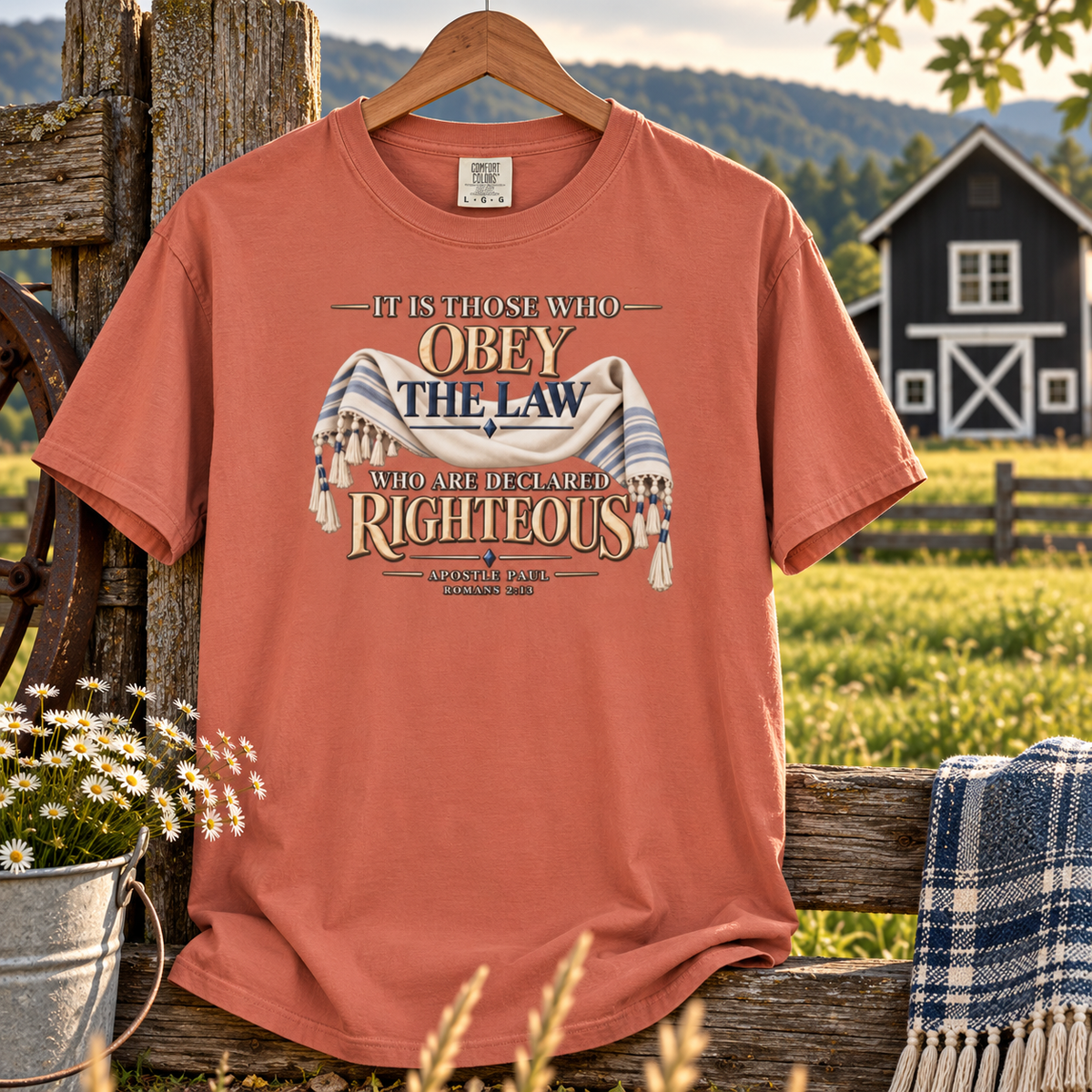 Obey the Law - Rom 2:13 T-Shirt