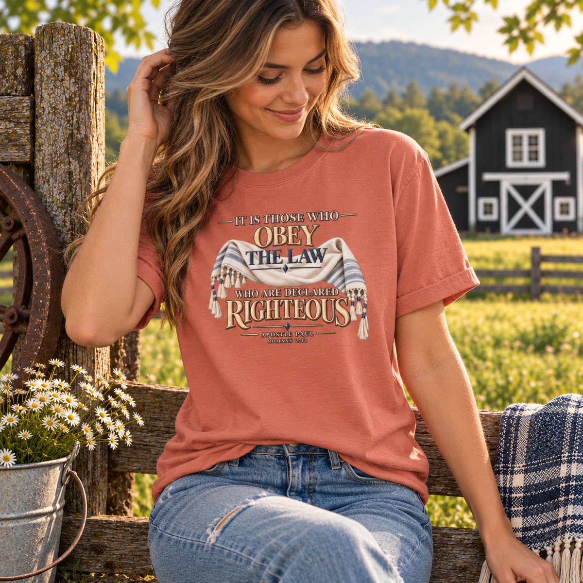 Obey the Law - Rom 2:13 T-Shirt