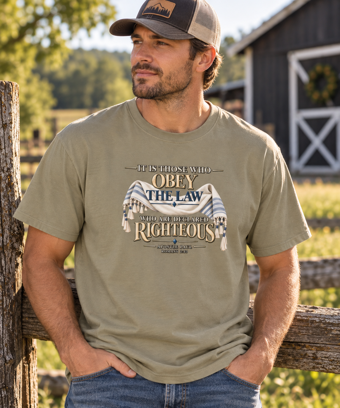 Obey the Law - Rom 2:13 T-Shirt