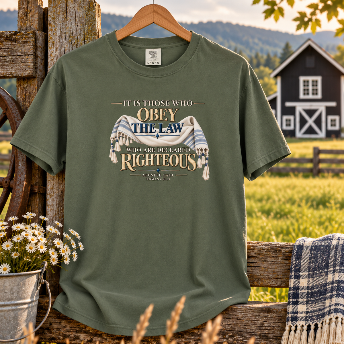 Obey the Law - Rom 2:13 T-Shirt