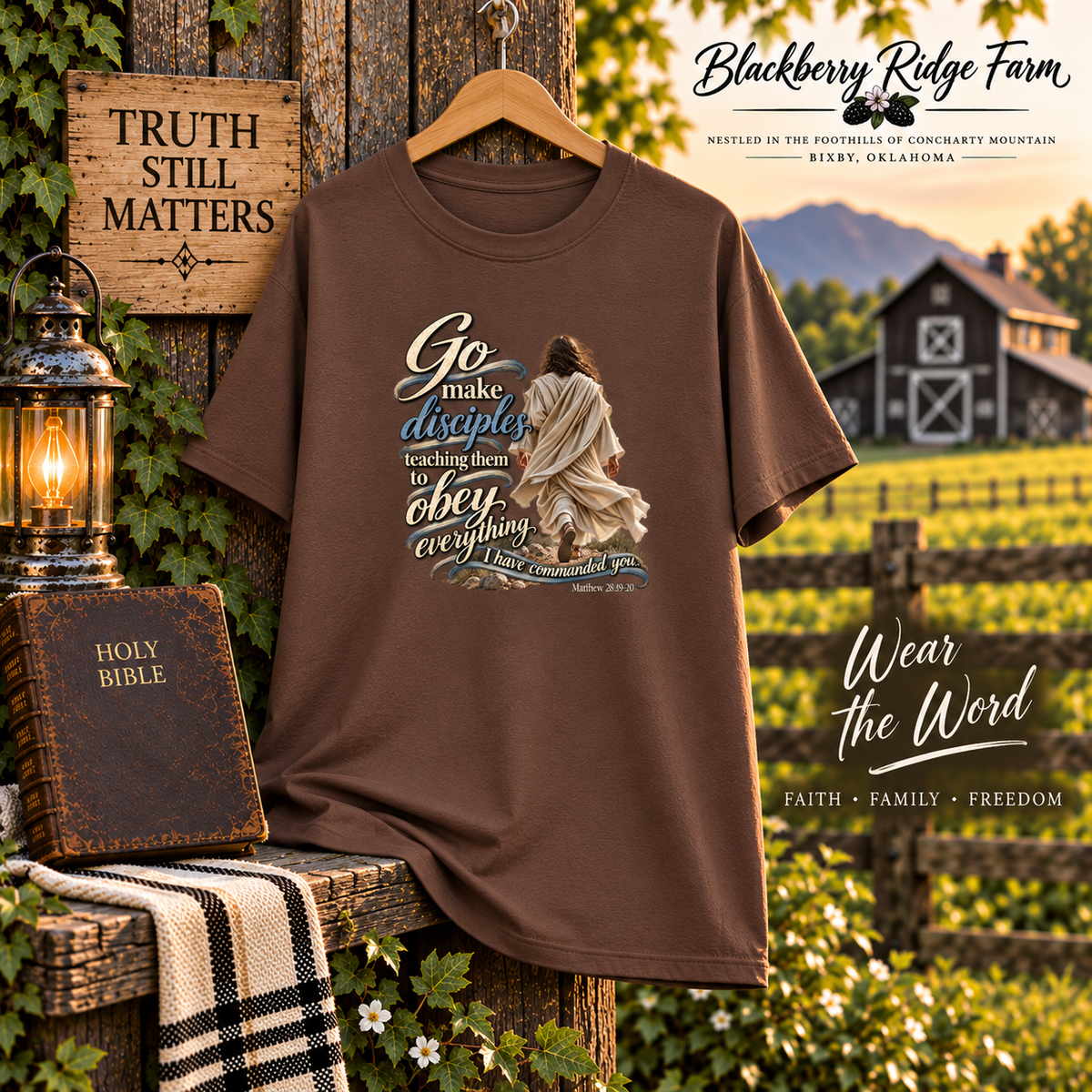Go Make Disciples - Matt 28:19-20 T-Shirt