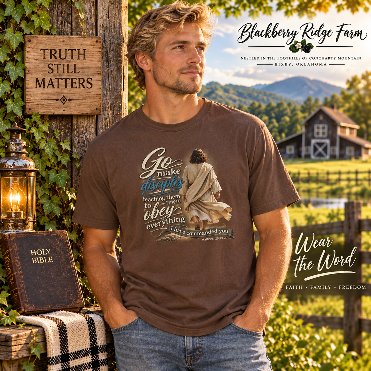 Go Make Disciples - Matt 28:19-20 T-Shirt