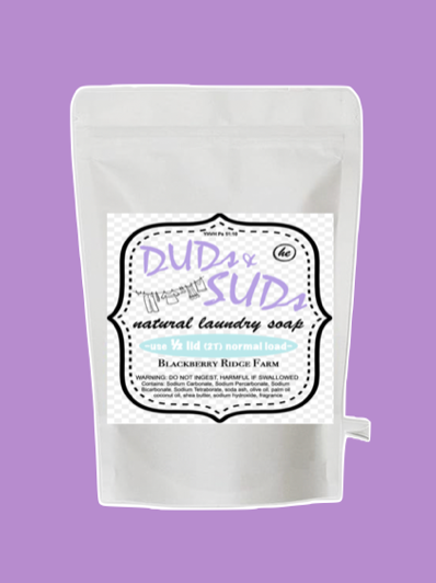 Duds & Suds All natural laundry detergent REFILL (FRENCH LAVENDER)