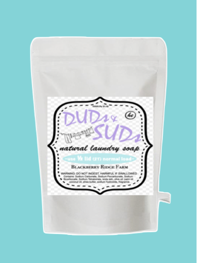 Duds & Suds All natural laundry detergent REFILL  (CLEAN COTTON)