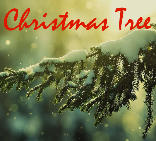 Beeswax Candle (F) - "Christmas Tree"