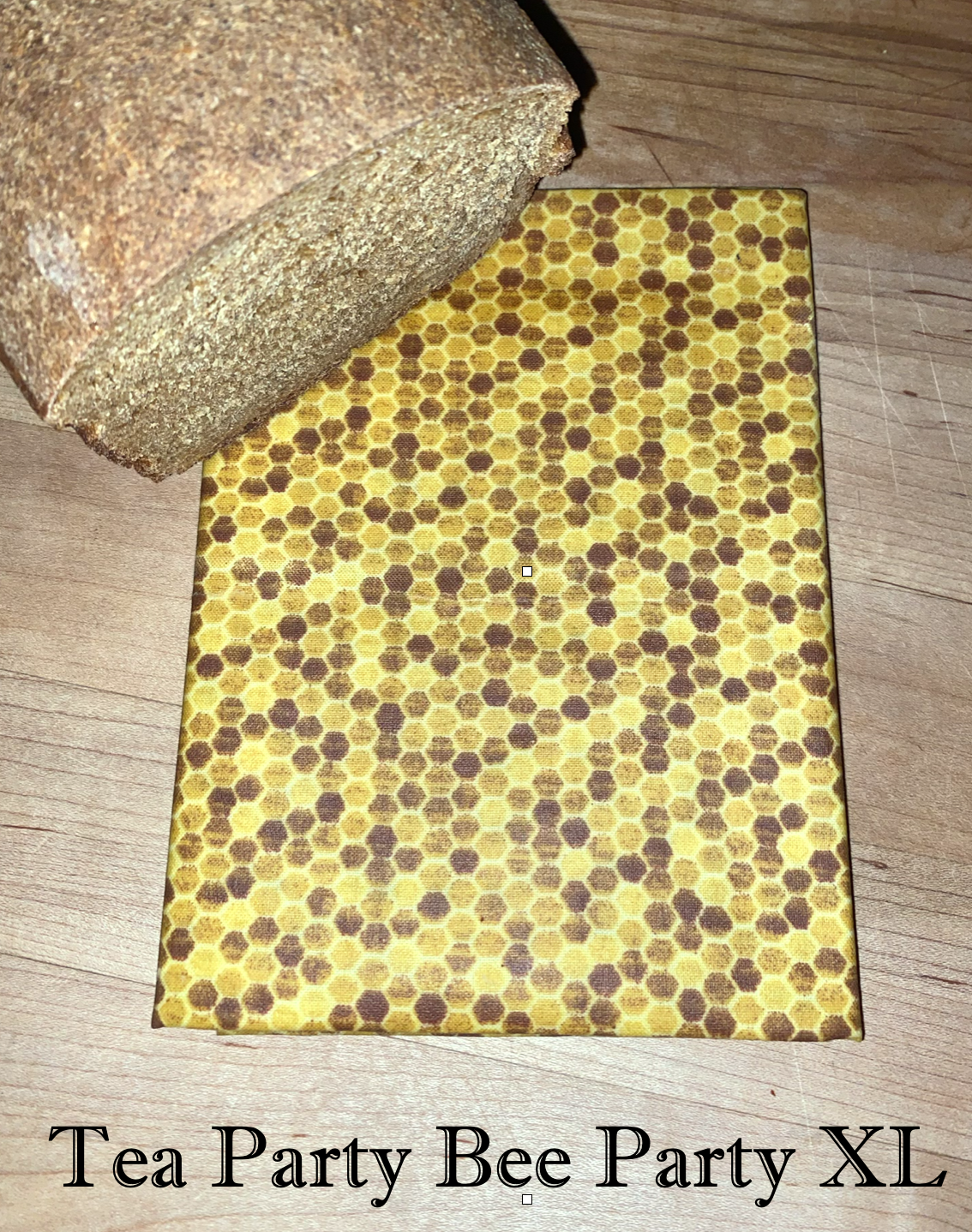 Tea/Bee Party Beeswax Wrap one-XL 14"x 24"