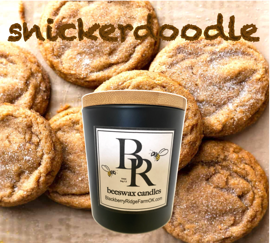 Beeswax Candle (A) - "Snickerdoodle"